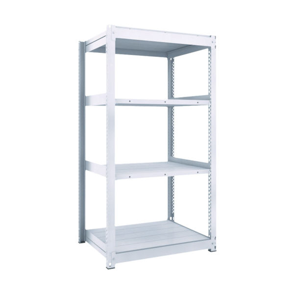 トラスコ中山 TRUSCO TUG型中量棚300kg 単体 1255X776XH1800 4段 TUG300-64J-4 1台(1個)（直送品）