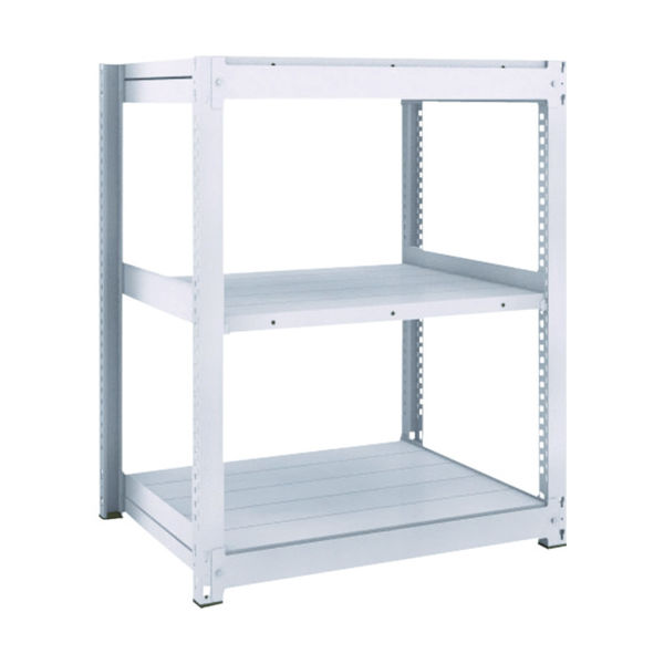 トラスコ中山 TRUSCO TUG型中量棚450kg 単体 1855X776XH1200 3段 TUG450-46J-3 1台(1個)（直送品）
