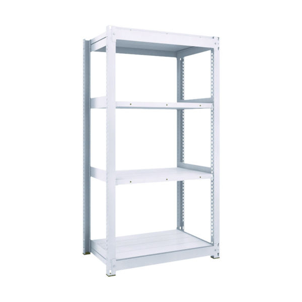 トラスコ中山 TRUSCO TUG型中量棚450kg 単体 955X926XH1800 4段 TUG450-63Z-4 1台(1個)（直送品）