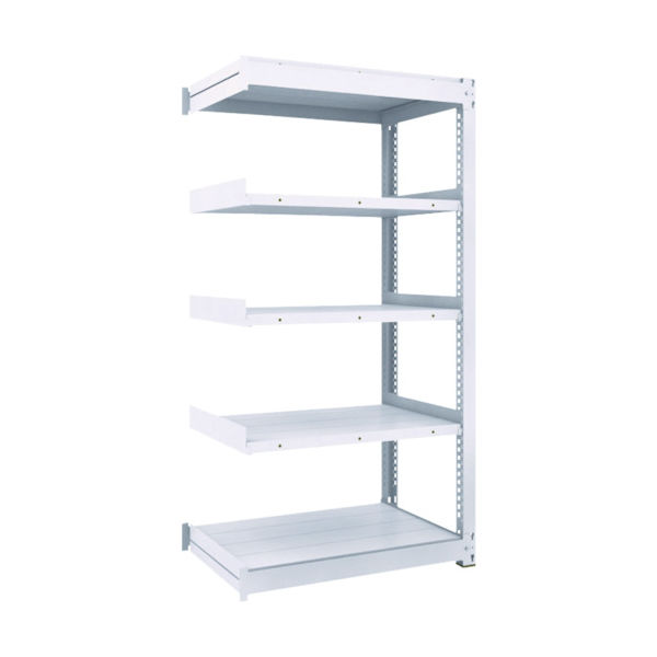 TRUSCO TUG型中量ボルトレス棚 450kg 連結型 1200×626×H1800 5段 TUG450-64L-5B 1台(1個)（直送品）