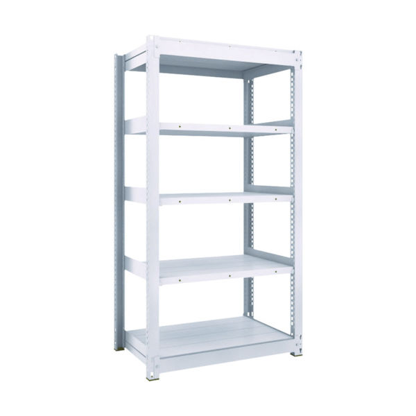 TRUSCO TUG型中量ボルトレス棚 450kg 単体型 1555×926×H1800 5段 TUG450-65Z-5 1台(1個)（直送品）