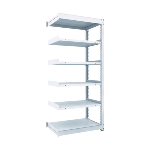 TRUSCO TUG型中量ボルトレス棚 450kg 連結型 900×926×H2100 6段 TUG450-73Z-6B 1台(1個)（直送品）