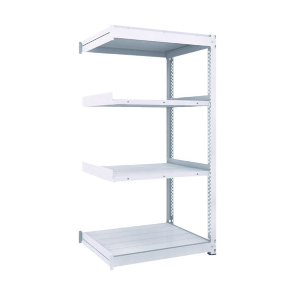 トラスコ中山 TRUSCO TUG型中量棚600kg連結型 1200X926XH1800 4段 TUG600-64Z-4B 1台(1個)（直送品）