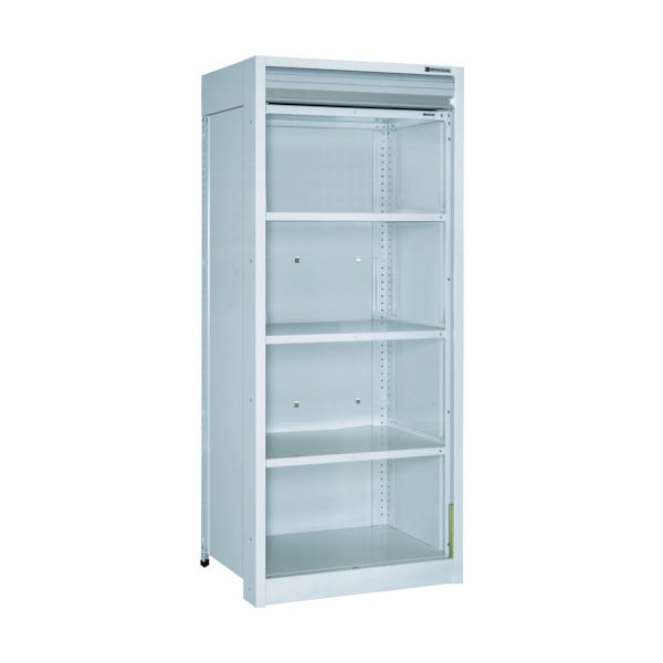 トラスコ中山 TRUSCO 軽中量棚150型 シャッター付棚900×450×H1800 5段 TLA63S-25MC 1台(1個)（直送品）