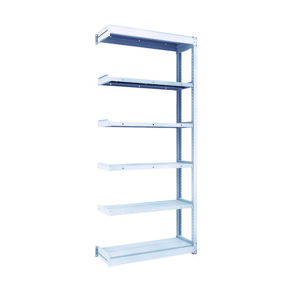 TRUSCO TUG型軽中量ボルトレス棚 200kg 連結型 940×324×H2100 6段 TUG200-73K-6B 1台(1個)（直送品）