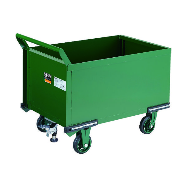トラスコ中山 TRUSCO 鋼鉄製運搬車 900X600 前方トビラ Lストッパー付 