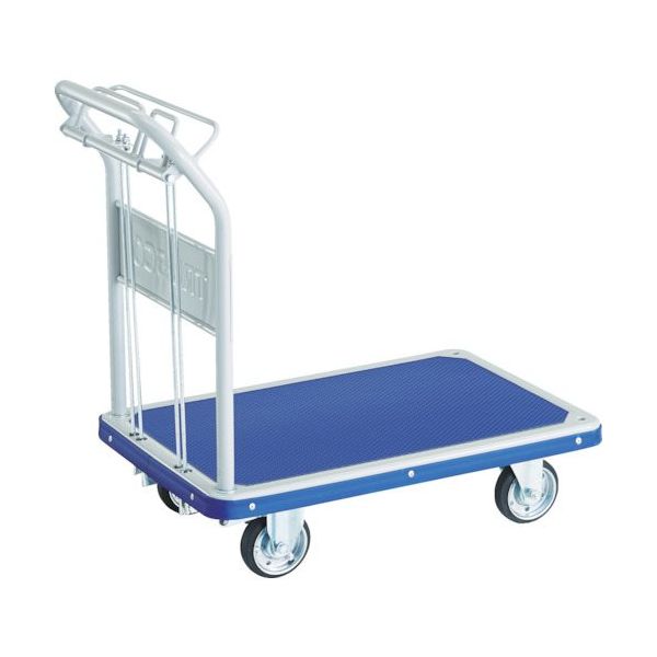 TRUSCO プレス製台車 ドンキーカート 固定 1225×775 ハンド式 ピン式2輪ストッパー付 制動ブレーキ付 502NKHBS 1台（直送品）