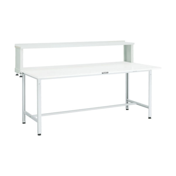 TRUSCO 軽荷重作業台(300kg)AE型 1800X750XH1044(全高) 上棚付 ヤンググリーン色 AE-1800YURB YG（直送品）