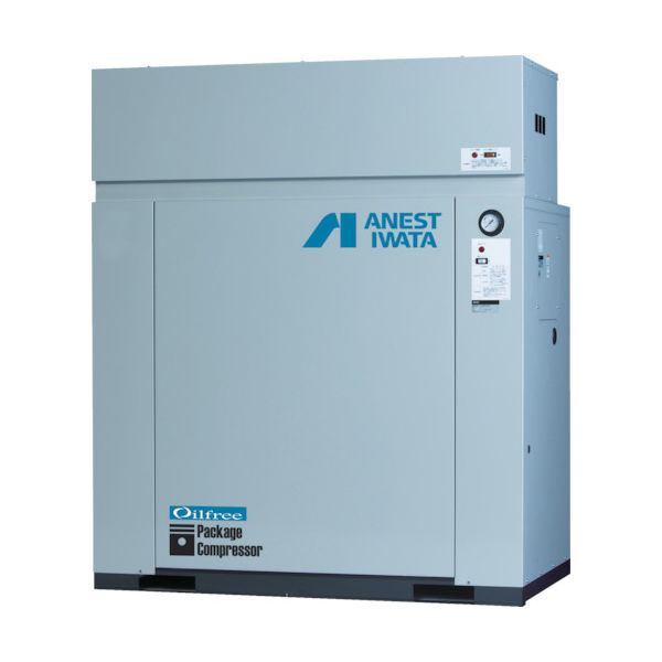 レシプロコンプレッサ(パッケージ・オイルフリータイプ) ドライヤー 60Hz モーター出力0.75kW CFP07CF-8.5DM6 1台（直送品）