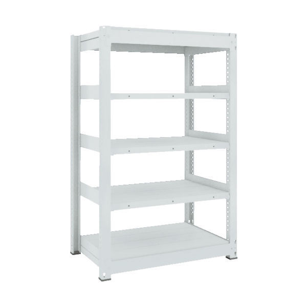 トラスコ中山 TRUSCO TUG型中量ボルトレス棚 450kg 単体型 955×776×H1500 5段 TUG450-53J-5 1台(1個)（直送品）