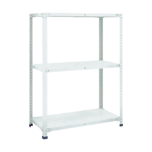 トラスコ中山 TRUSCO 軽量150型中棚ボルトレス棚 W900XD300XH1200 3段 TLA43K-13 1台(1個)（直送品）