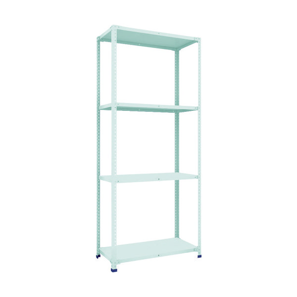 トラスコ中山 TRUSCO 軽量150型中棚ボルトレス棚 W900XD450XH2100 4段 TLA73S-14 1台(1個)（直送品）