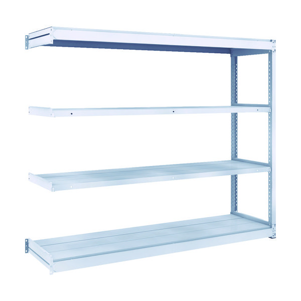 トラスコ中山 TRUSCO TUG型軽中量棚200kg連結 1840X474XH1500 4段 TUG200-56S-4B 1台(1個)（直送品）