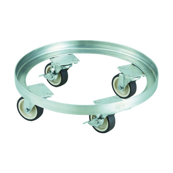 トラスコ中山 TRUSCO SUS304 タンク台車 25L ステン金具 NU車輪 STA-25-SNU 1台 818-9520（直送品）