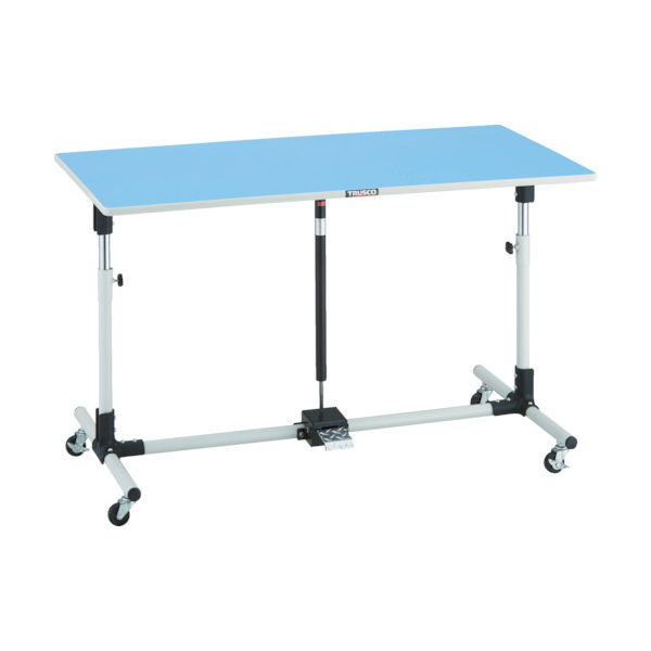 トラスコ中山 TRUSCO 上下調節機能付作業台600X600XH700ー950 車輪付 JM-6060GC 1台 819-5113（直送品）