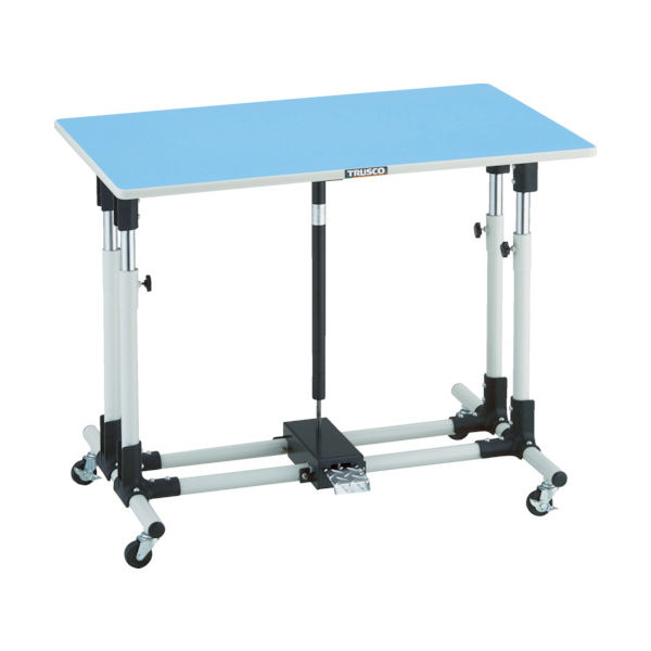 トラスコ中山 TRUSCO 上下調節機能付作業台750X600XH700ー950 車輪付 JMW-7560GC 1台 819-5135（直送品）