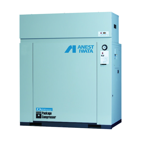 レシプロコンプレッサ(パッケージ・オイルフリータイプ) 50Hz 吐出圧力0.7~0.85MPa CFP07CF-8.5M5 1台（直送品）