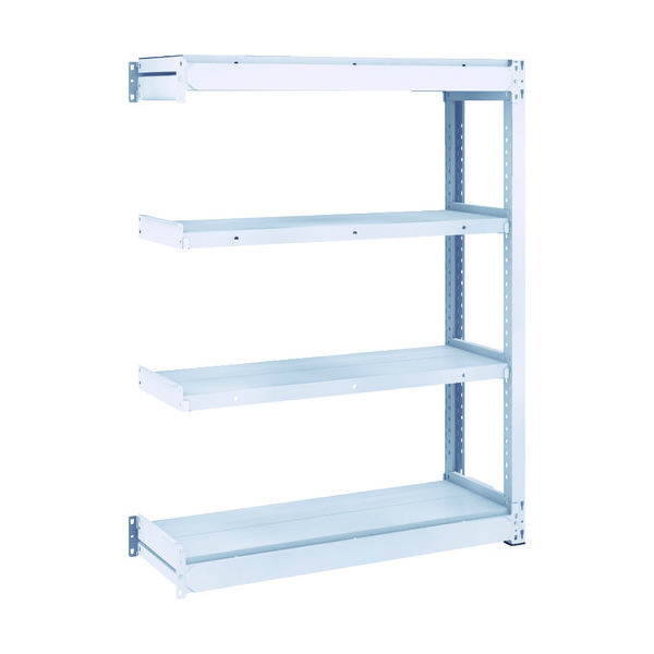 TRUSCO TUG型軽中量ボルトレス棚 200kg 連結型 940×324×H1200 4段 TUG200-43K-4B 1台(1個)（直送品）