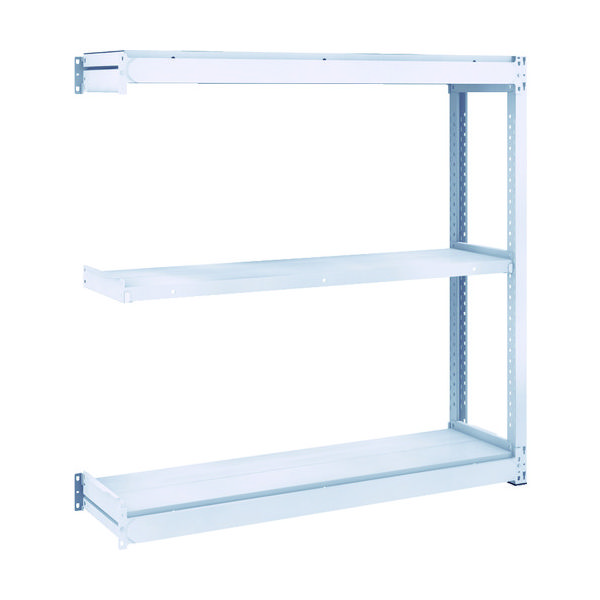 トラスコ中山 TRUSCO TUG型軽中量棚200kg連結 1240X324XH1200 3段 TUG200-44K-3B 1台(1個)（直送品）