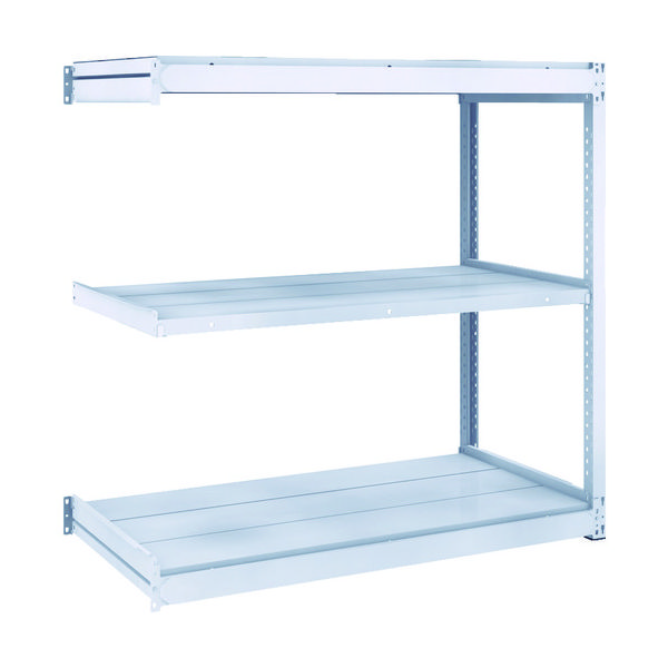 トラスコ中山 TRUSCO TUG型軽中量棚200kg連結 1240X624XH1200 3段 TUG200-44L-3B 1台(1個)（直送品）