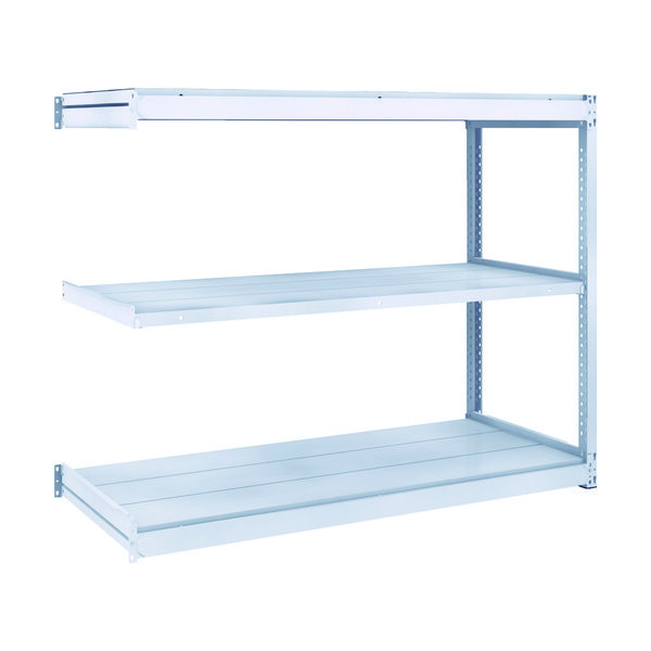 トラスコ中山 TRUSCO TUG型軽中量棚200kg連結 1540X624XH1200 3段 TUG200-45L-3B 1台(1個)（直送品）