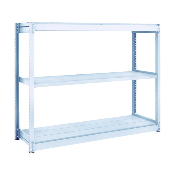 トラスコ中山 TRUSCO TUG型軽中量棚200kg単体 1540X474XH1200 3段 TUG200-45S-3 1台(1個)（直送品）