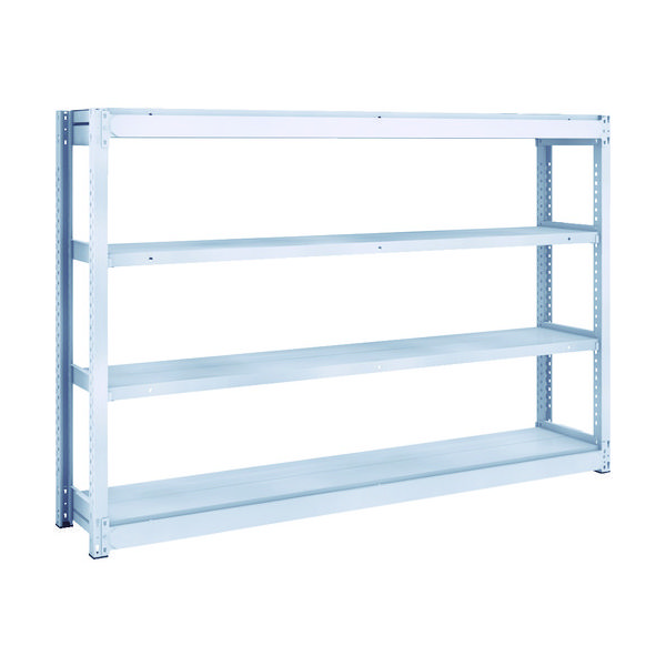 TRUSCO TUG型軽中量ボルトレス棚 200kg 単体型 1840×324×H1200 4段 TUG200-46K-4 1台(1個)（直送品）