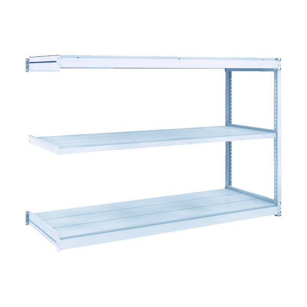 トラスコ中山 TRUSCO TUG型軽中量棚200kg連結 1840X624XH1200 3段 TUG200-46L-3B 1台(1個)（直送品）