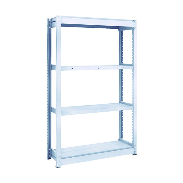 トラスコ中山 TRUSCO TUG型軽中量棚200kg単体 940X324XH1500 4段 TUG200-53K-4 1台(1個)（直送品）