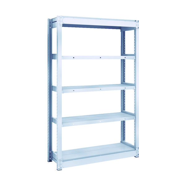 TRUSCO TUG型軽中量ボルトレス棚 200kg 単体型 940×324×H1500 5段 TUG200-53K-5 1台(1個)（直送品）