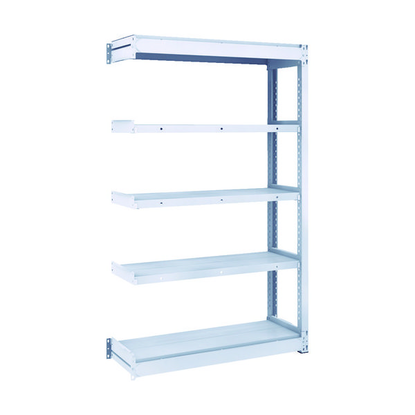 TRUSCO TUG型軽中量ボルトレス棚 200kg 連結型 940×324×H1500 5段 TUG200-53K-5B 1台(1個)（直送品）