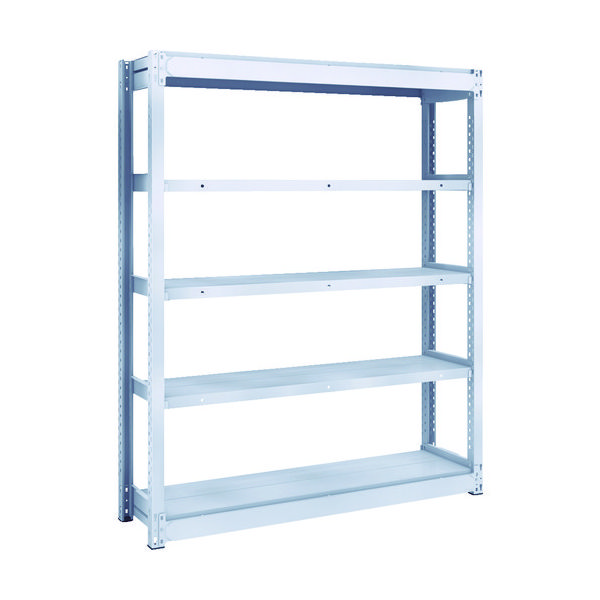 TRUSCO TUG型軽中量ボルトレス棚 200kg 単体型 1240×324×H1500 5段 TUG200-54K-5 1台(1個)（直送品）