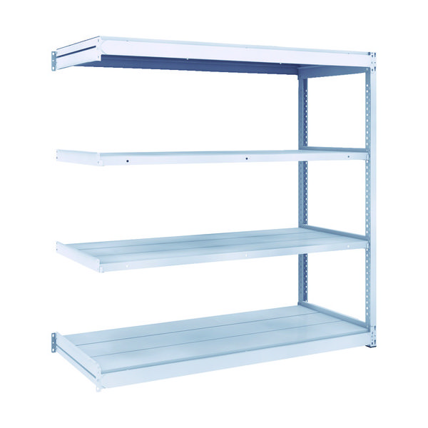 トラスコ中山 TRUSCO TUG型軽中量棚200kg連結 1540X624XH1500 4段 TUG200-55L-4B 1台(1個)（直送品）