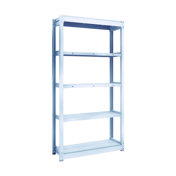 TRUSCO TUG型軽中量ボルトレス棚 200kg 単体型 940×324×H1800 5段 TUG200-63K-5 1台(1個)（直送品）