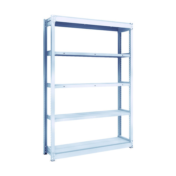 TRUSCO TUG型軽中量ボルトレス棚 200kg 単体型 1240×324×H1800 5段 TUG200-64K-5 1台(1個)（直送品）