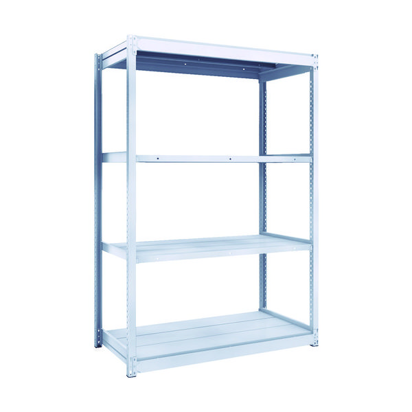 トラスコ中山 TRUSCO TUG型軽中量棚200kg単体 1240X624XH1800 4段 TUG200-64L-4 1台(1個)（直送品）