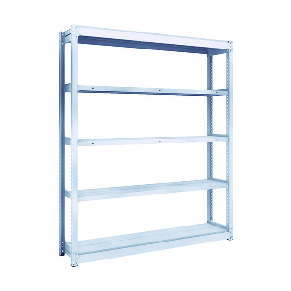 TRUSCO TUG型軽中量ボルトレス棚 200kg 単体型 1540×324×H1800 5段 TUG200-65K-5 1台(1個)（直送品）