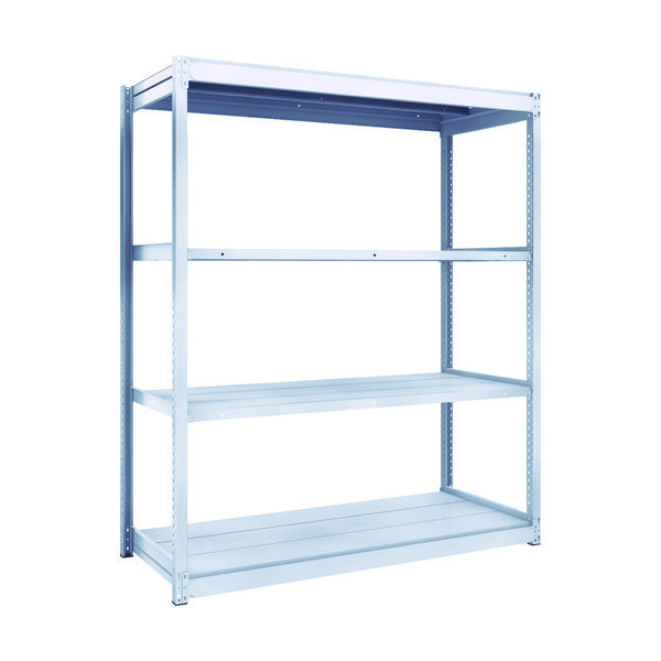 トラスコ中山 TRUSCO TUG型軽中量棚200kg単体 1540X624XH1800 4段 TUG200-65L-4 1台(1個)（直送品）