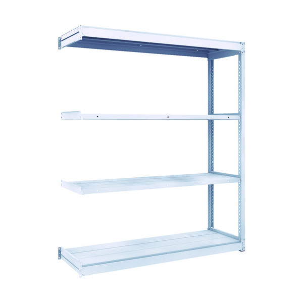 トラスコ中山 TRUSCO TUG型軽中量棚200kg連結 1540X474XH1800 4段 TUG200-65S-4B 1台(1個)（直送品）