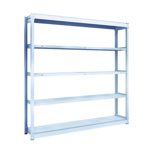 TRUSCO TUG型軽中量ボルトレス棚 200kg 単体型 1840×324×H1800 5段 TUG200-66K-5 1台(1個)（直送品）