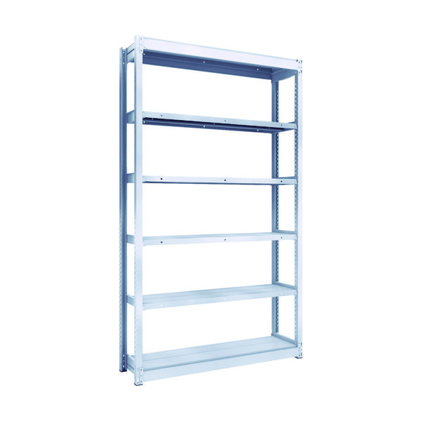 TRUSCO TUG型軽中量ボルトレス棚 200kg 単体型 1240×324×H2100 6段 TUG200-74K-6 1台(1個)（直送品）