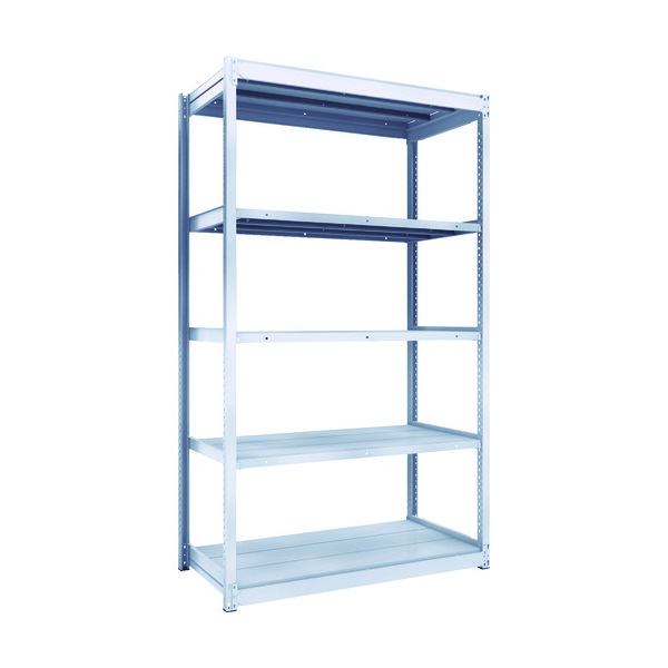 トラスコ中山 TRUSCO TUG型軽中量棚200kg単体 1240X624XH2100 5段 TUG200-74L-5 1台(1個)（直送品）