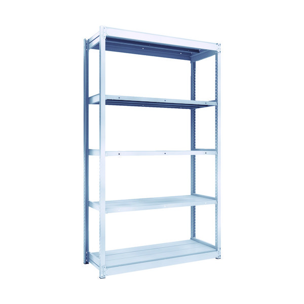 トラスコ中山 TRUSCO TUG型軽中量棚200kg単体 1240X474XH2100 5段 TUG200-74S-5 1台(1個)（直送品）