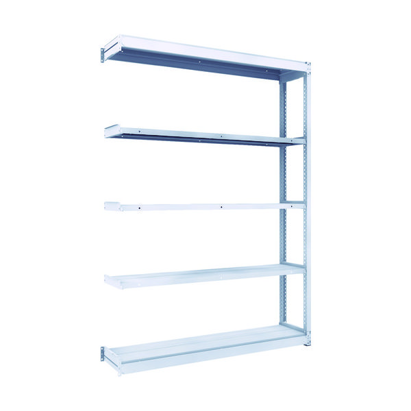 トラスコ中山 TRUSCO TUG型軽中量棚200kg連結 1540X324XH2100 5段 TUG200-75K-5B 1台(1個)（直送品）