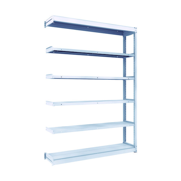 TRUSCO TUG型軽中量ボルトレス棚 200kg 連結型 1540×324×H2100 6段 TUG200-75K-6B 1台(1個)（直送品）