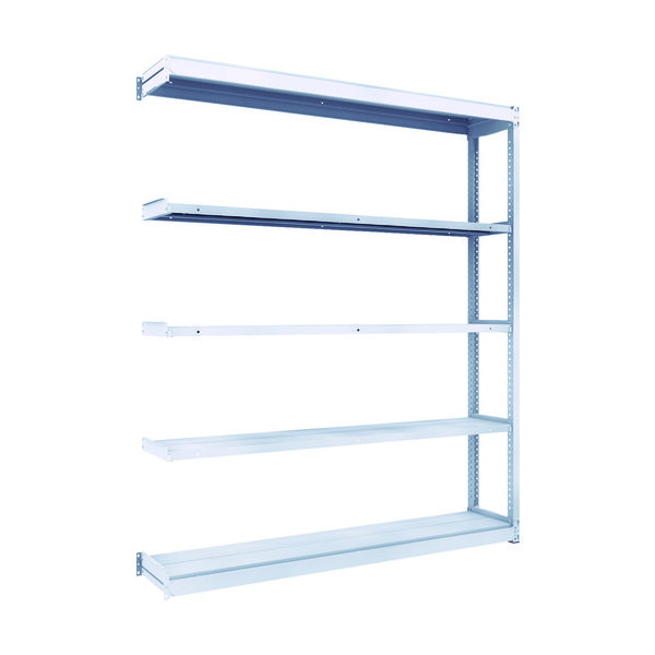 トラスコ中山 TRUSCO TUG型軽中量棚200kg連結 1840X324XH2100 5段 TUG200-76K-5B 1台(1個)（直送品）