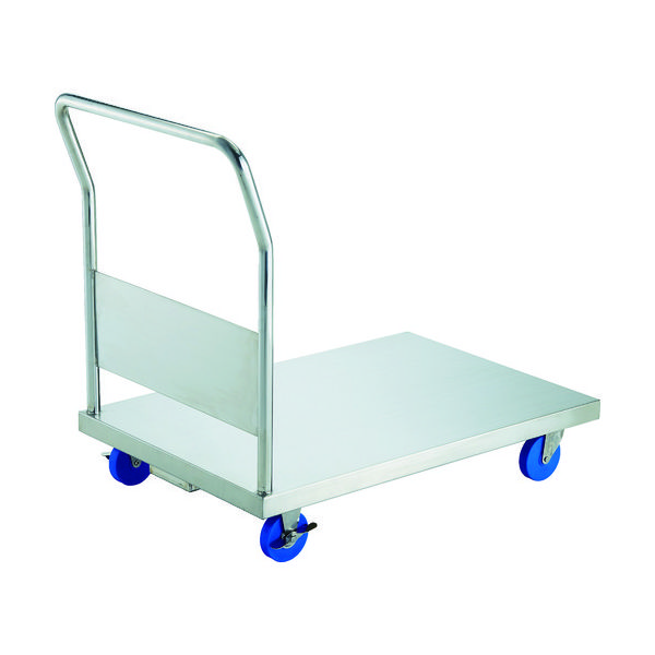 トラスコ中山 TRUSCO オールステンレス台車 120X750 φ100MC キャスターストッパー付 AS-1-100MC-S 1台（直送品）