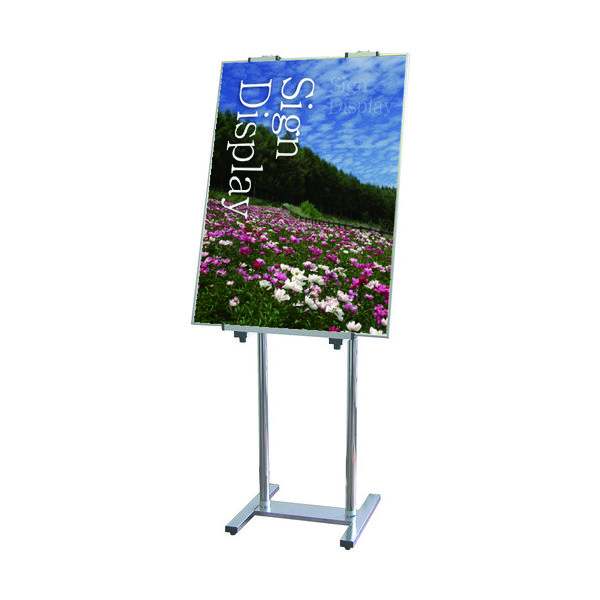 常磐精工 TOKISEI PAパネルスタンド15TWーB ポールタイプ 片面 PA15TW-B 1台 819-0852（直送品）