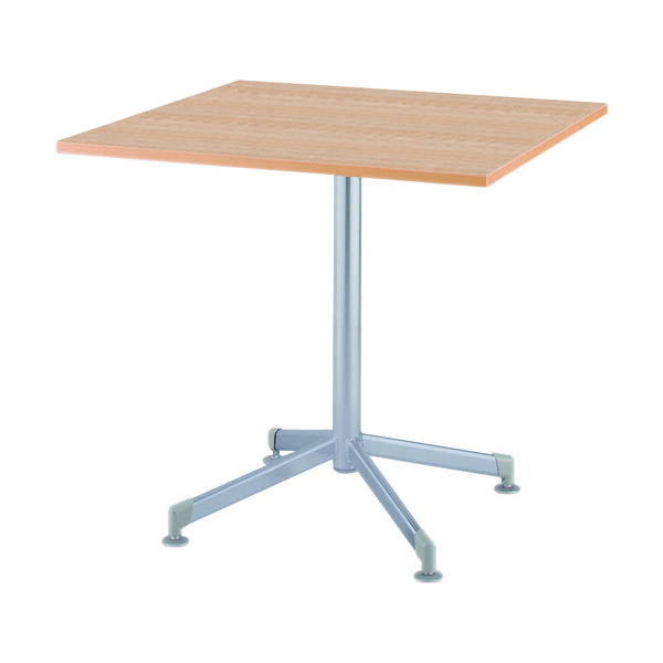 アイリスチトセ IRIS リフレッシュテーブル フーク 十字脚 750×750 ナチュラル CFKTX7575G-NA 1台（直送品）