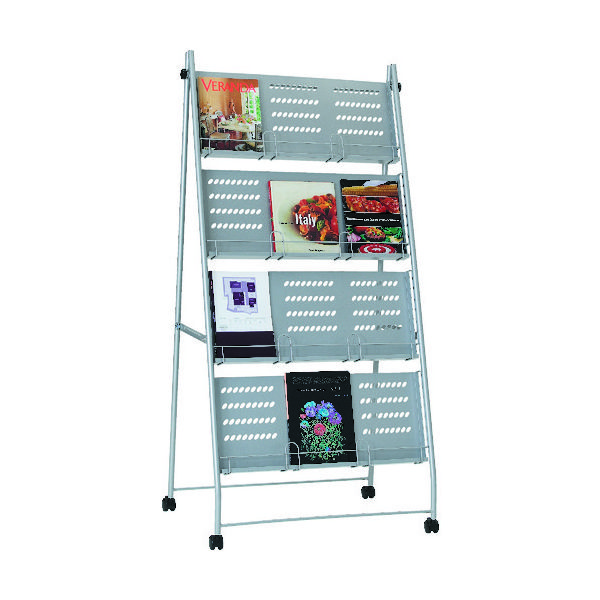 トラスコ中山 TRUSCO カタログスタンド A4幅広サイズ対応 3列4段型 TCS-34 1台 287-4202（直送品）